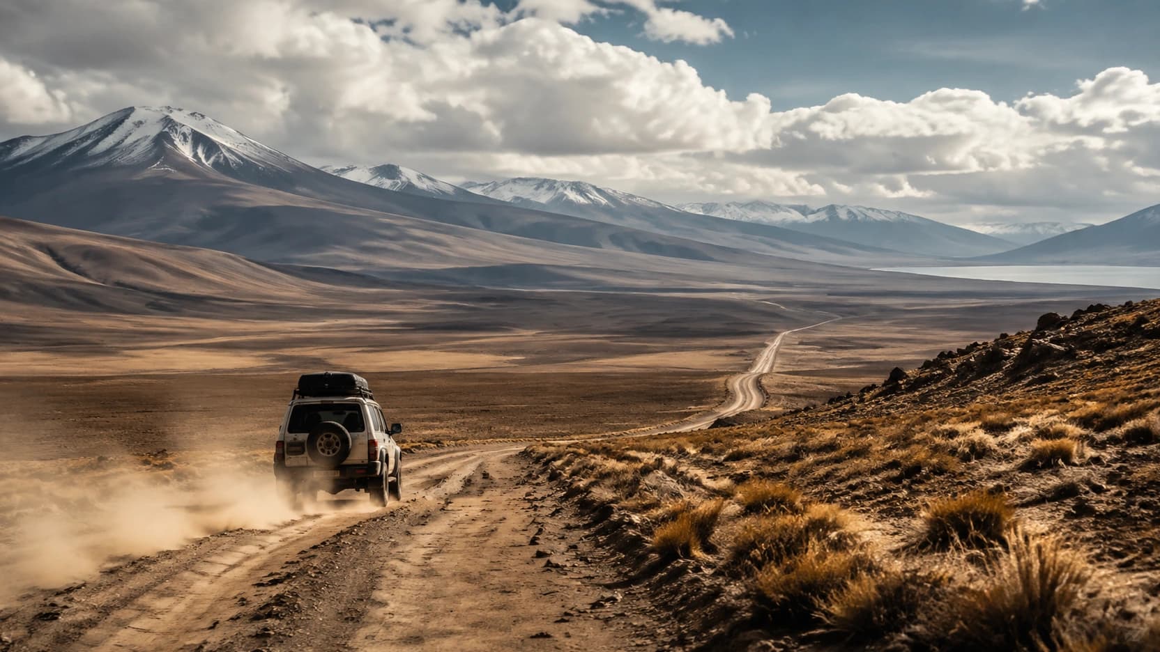 Toyota Land Cruiser 沿著遙遠荒野道路展開長距離探索的紀錄片概念視覺
